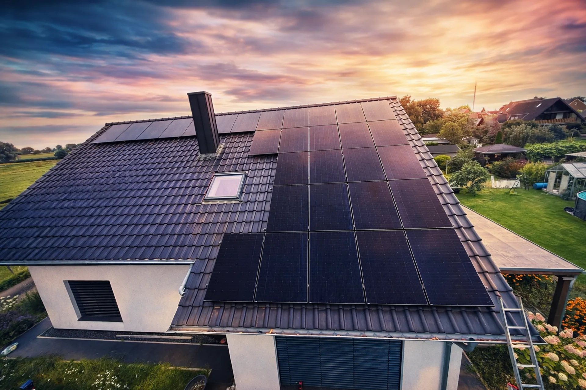 Photovoltaik Anlage auf Dach